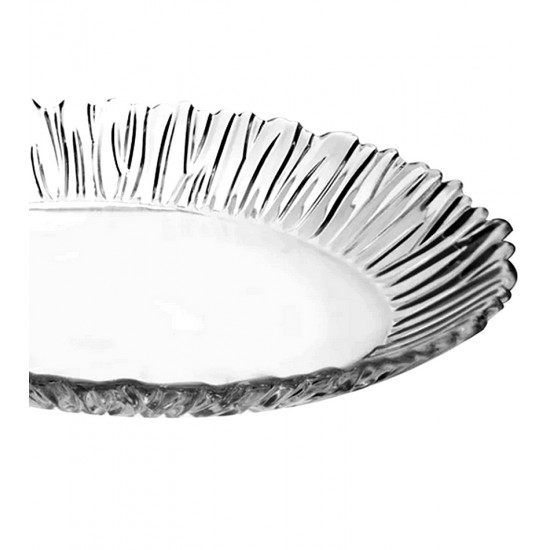 Travessa Oval 32,5cm Por 25cm Aurora Em Vidro Pasabahce